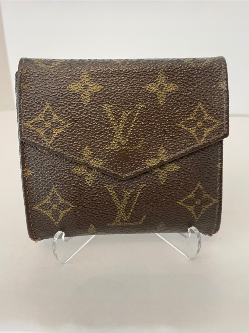Louis Vuitton Vintage 1989 LV Monogram Compact Elise Double Sided Wallet